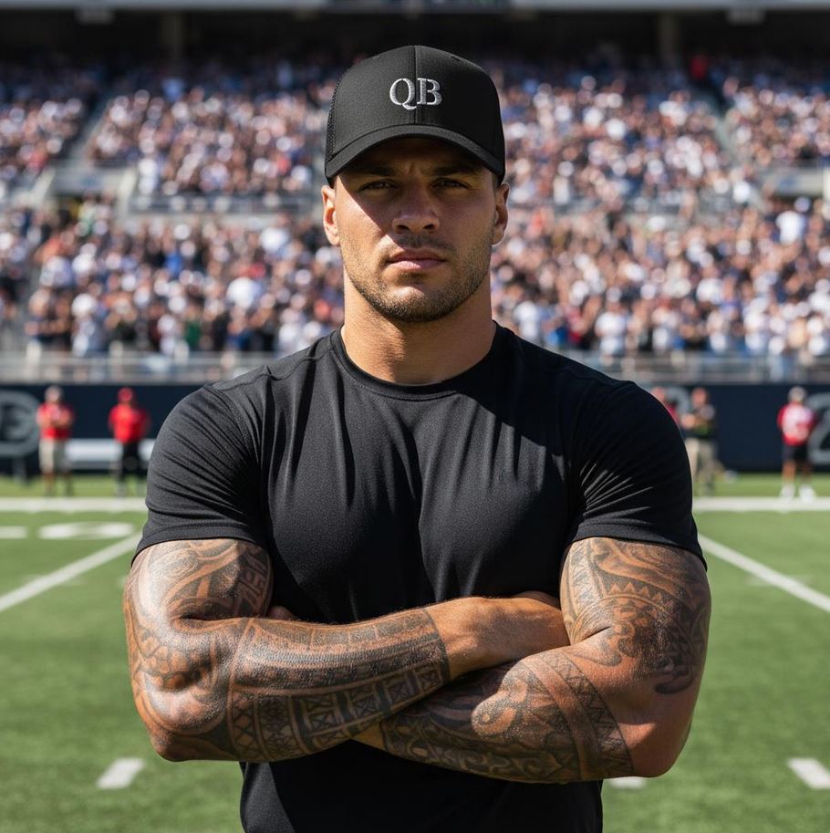 OFFENSE FOOTBALL CAP, Retro Trucker Cap
