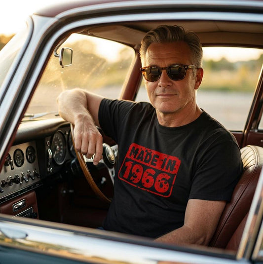 MADE IN 1966 T-SHIRT, Cooles T-Shirt, VYBRYS, DTG-Druck