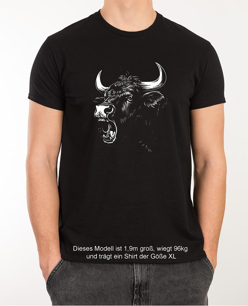 BULLS CRY, Bio-T-Shirt PIONEER für Herren mit enganliegender Passform