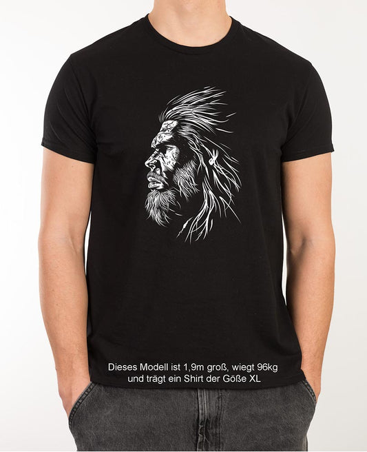 NORDIC FACE OLDUR, Bio-T-Shirt PIONEER für Herren mit enganliegender Passform