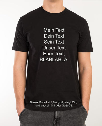 PERSONALISIERE DEIN SHIRT, Unisex T-Shirt Legend aus Bio-Baumwolle in Umstellung