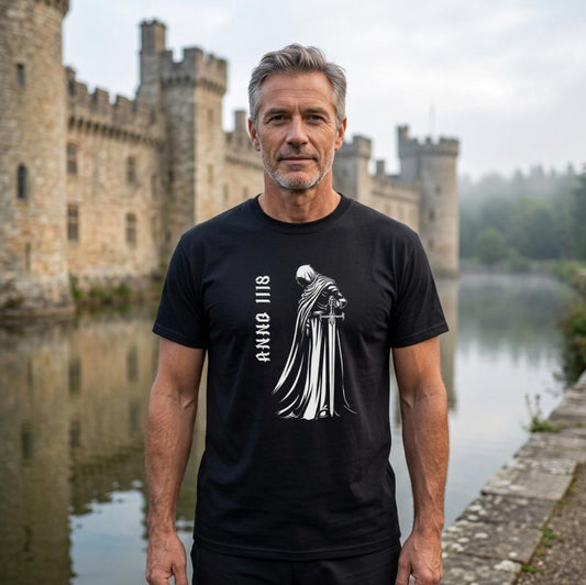 Tempelritter Molay– Anno 1118 Shirt,  Medieval History Graphic Tee, VYBRYS, DTF-Druck