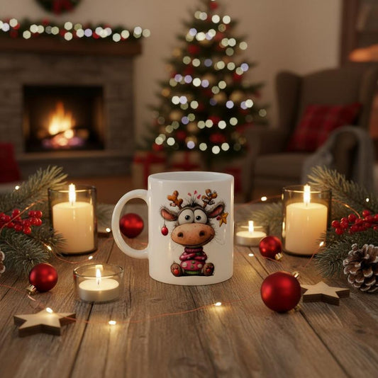 Weiße Rehntier_Flecky_Tasse