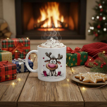 Weiße Rehntier_Knuty_Tasse, 325ml