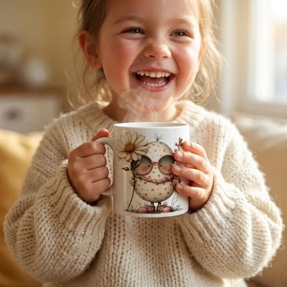 Whimsical-Easter-Egg-Design-7-Tasse,  325ml Keramiktasse, Versandkostenfrei