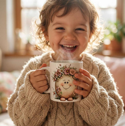 Whimsical-Easter-Egg-Design-9-Tasse, 325ml Keramiktasse, Versandkostenfrei