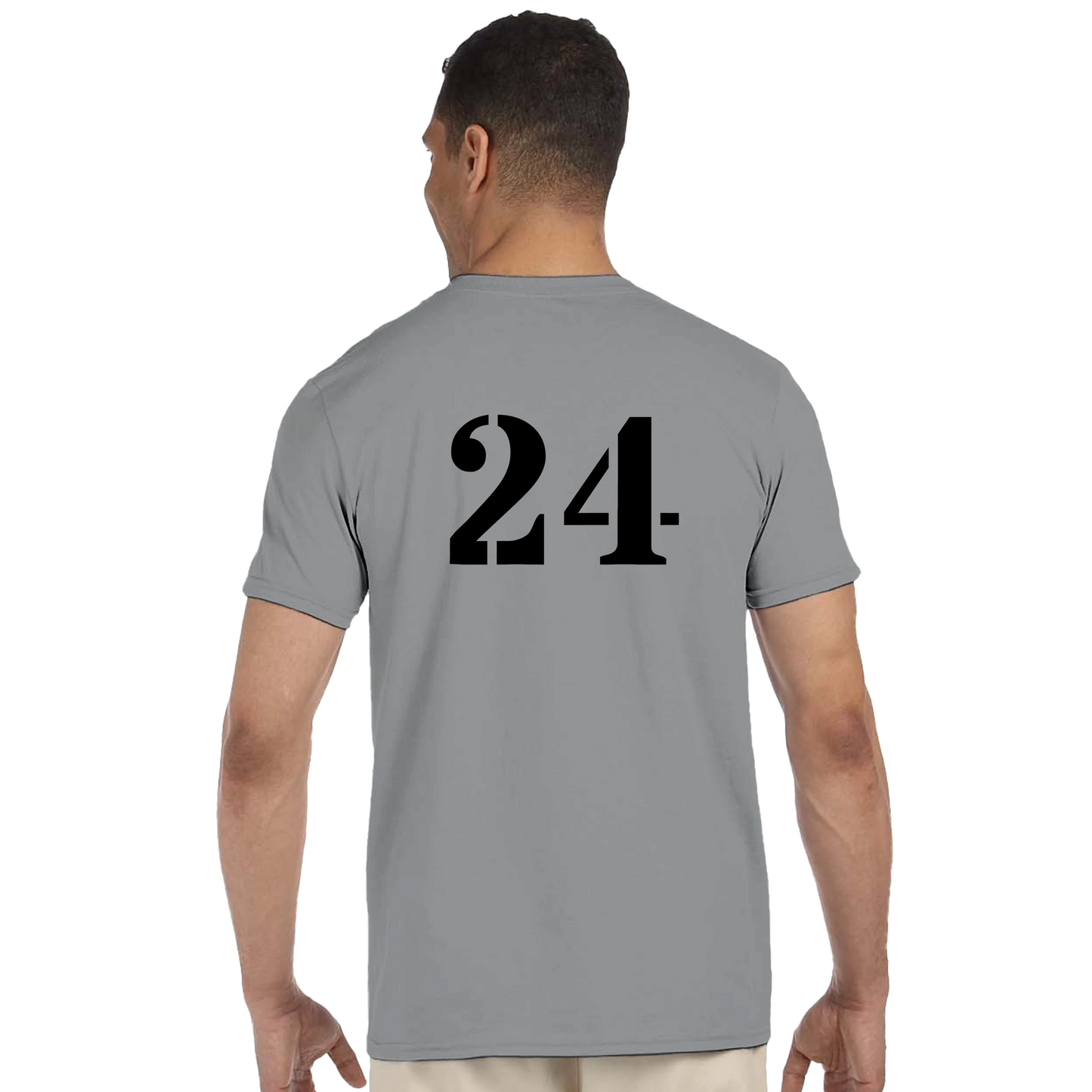 FOOTBALL RHINO "UNSTOPPABLE FORCE", Cooles T-Shirt, personalisierte Rückennummer, DTF-Druck